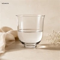 330 ml plataus juosmens sunkiojo pagrindo skaidraus vandens stiklas